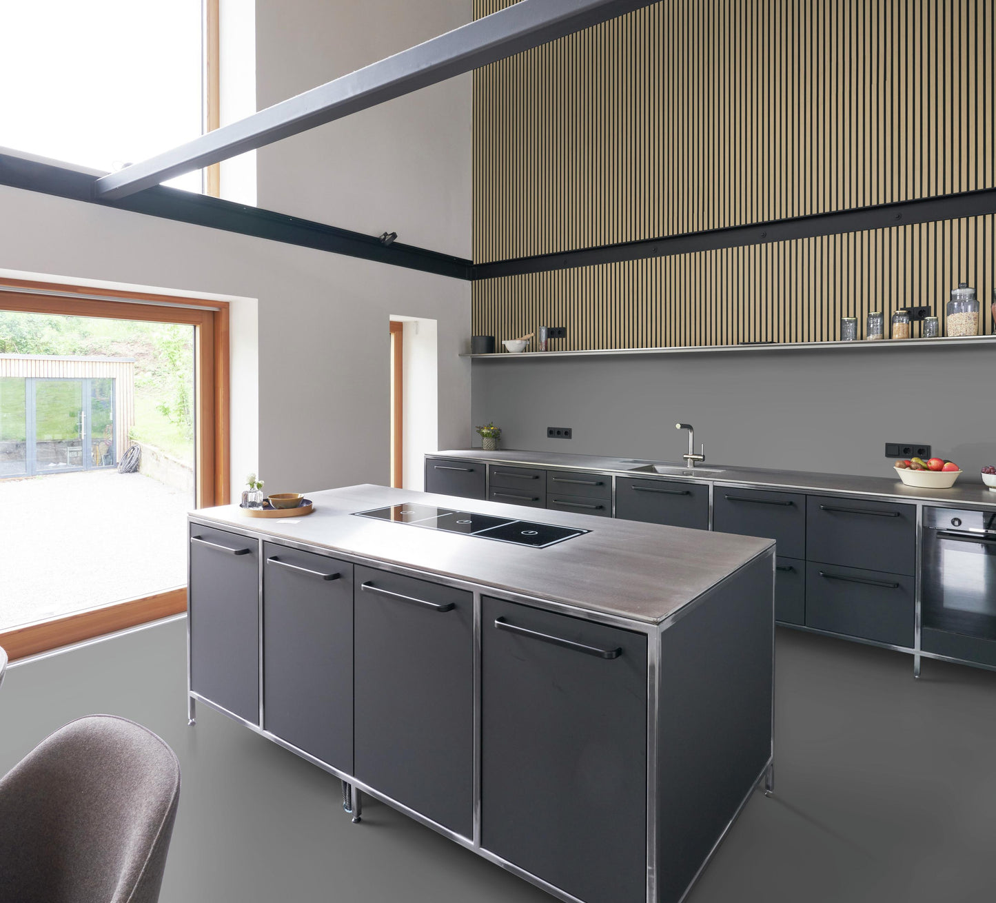 Akustikpaneel Klangwunder Dark Beige